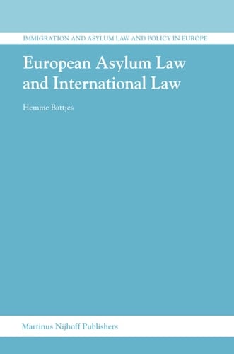 European Asylum Law And International Law