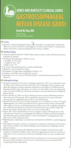 Gastroesophageal Reflux Disease (GERD)
