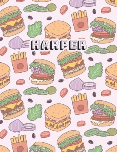 Harper: Weekly Menu Planner & Grocery ListMeal Planner Dry Erase Board For Refrigerator