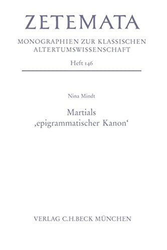 Martials "epigrammatischer Kanon"