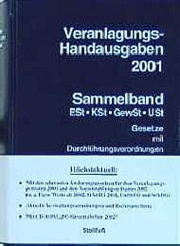Veranlagungs-Handausgaben 2001
