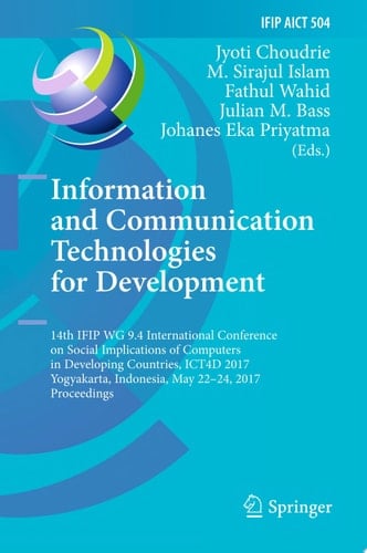 Information and Communication Technologies for Development