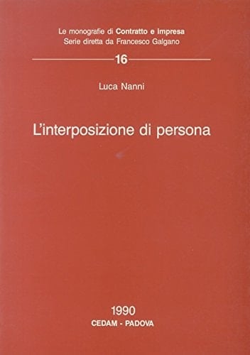 L'interposizione di persona