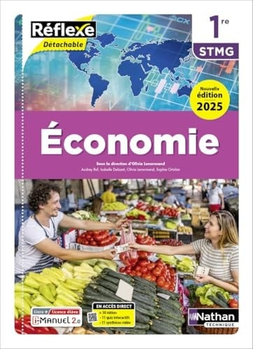 Economie 1re STMG Réflexe Livre + licence élève