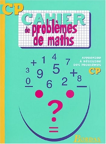 Cahier de problèmes de maths CP