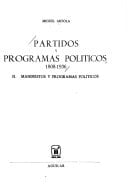 Partidos y programas políticos 1808-1936