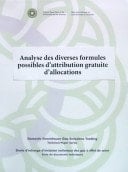 Analyse des diverses formules possibles d'attribution gratuite de quotas