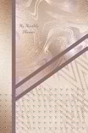 My Monthly Planner Undated 12 Month Calendar Organizer Pink Prism Journal Notebook