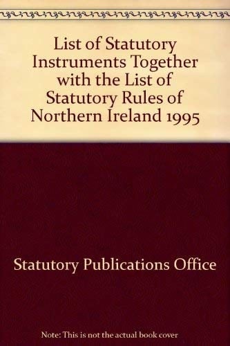 List of Statutory Instruments, 1995