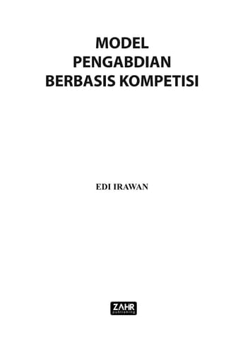 Model Pengabdian Berbasis Kompetisi
