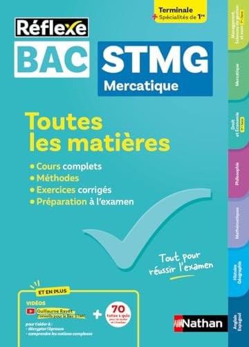 Toutes mles matières Bac STMG Mercatique Terminale + Spécialités de 1re