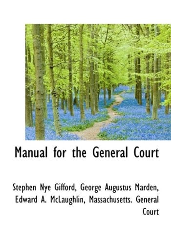 Manual for the General Court