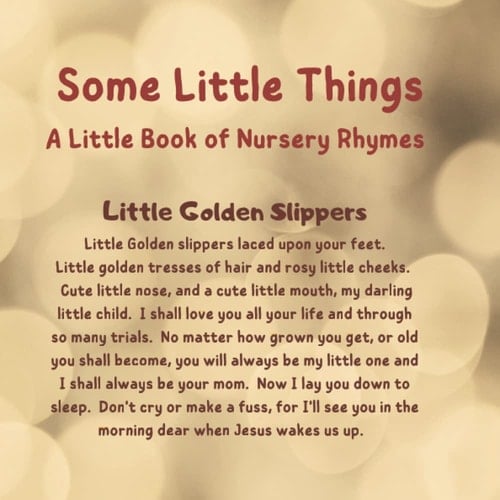Some Little Things A Little Book of Nursery Rhymes