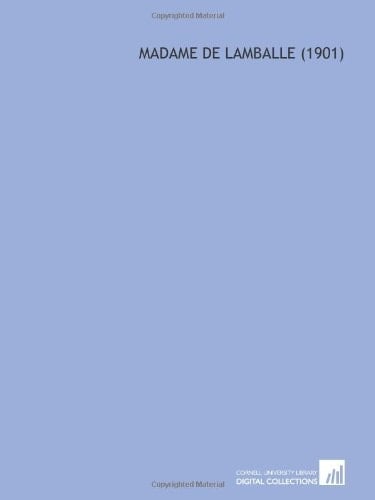 Madame De Lamballe (1901)