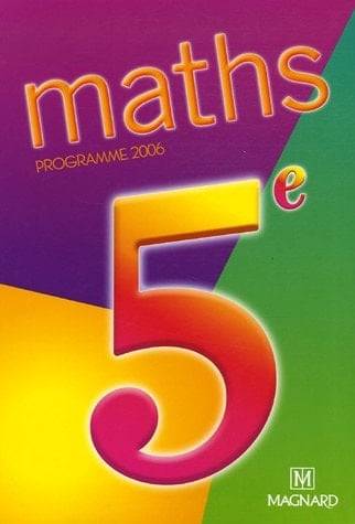 Maths 5e Manuel élève