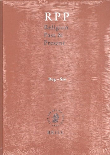 Religion Past & Present Encyclopedia of Theology and Religion. Index