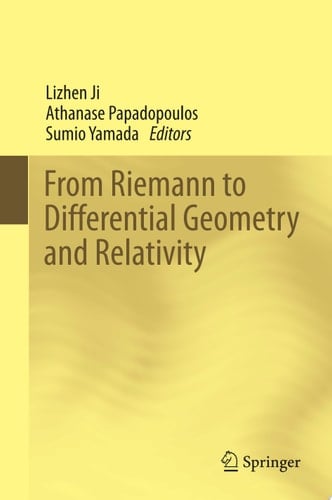 From Riemann to Differential Geometry and Relativity