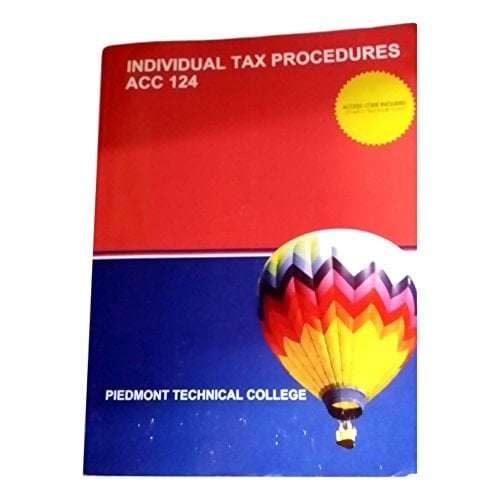 Individual Tax Procedures Piedmont Technical College ACC 124