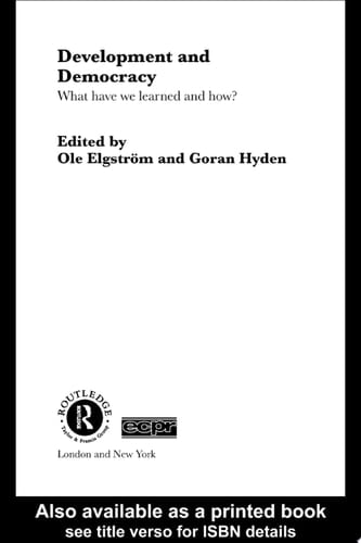 Development and Democracy What Have We Learned and How?