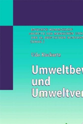 Umweltbewußtsein und Umweltverhalten