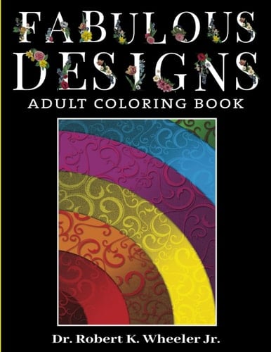 Fabulous Designs Adult Coloring Book