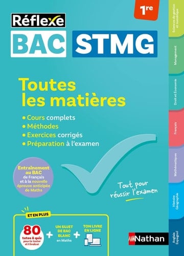 Toutes les matières Bac STMG Première - Réflexe - N° 23 (23)