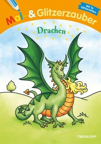 Mal- & Glitzerzauber - Drachen