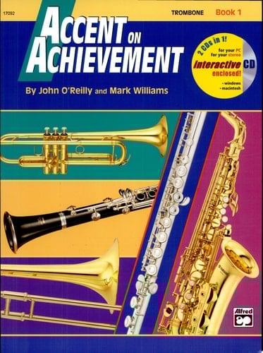 Accent on Achievement, Bk 1 Trombone, Book and Online Audio/Software