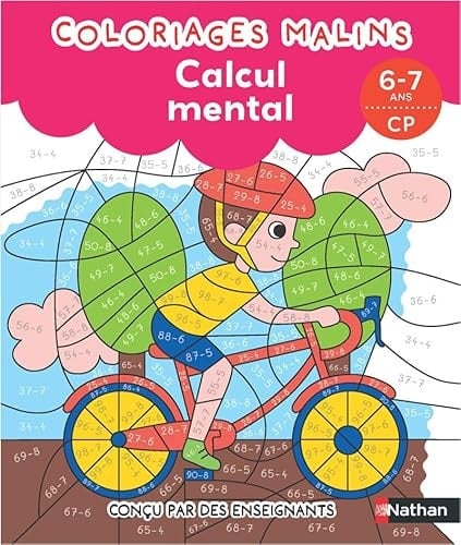 Calcul mental CP - Coloriages malins