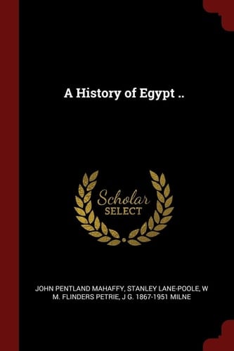 A History of Egypt . .