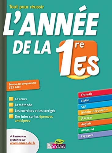 L'année de la 1e ES