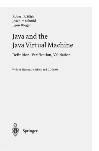 Java and the Java Virtual Machine