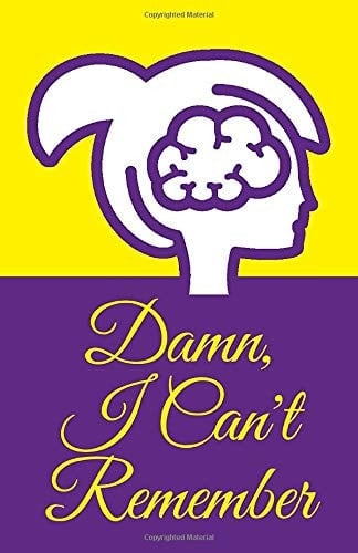 Damn, I Can't Remember: Funny Gift For Forgetful Girl And Women, Internet Password Organizer, Logbook to Protect Usernames And Passwords