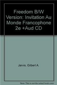 Freedom B/W Version: Invitation Au Monde Francophone 2e +Aud CD