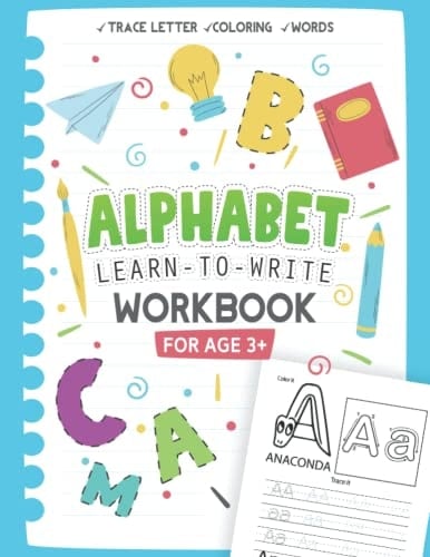 Alphabet: learn-to-write workbook