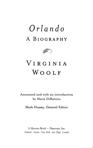Orlando A Biography