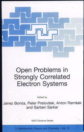 Open Problems in Strongly Correlated Electron Systems