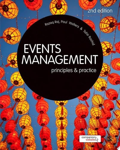 Events Management Principles and Practice