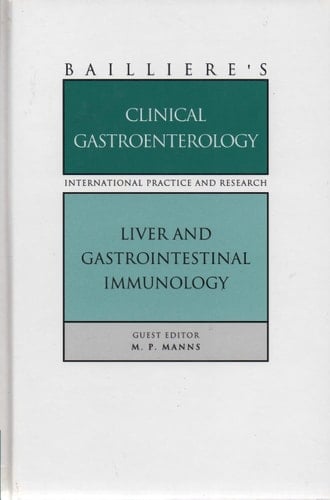 Liver and Gastrointestinal Immunology