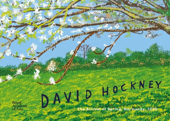 David Hockney The Arrival of Spring, Normandy, 2020