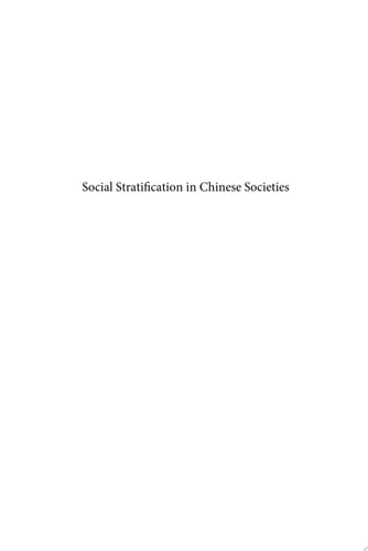Social Stratification in Chinese Societies