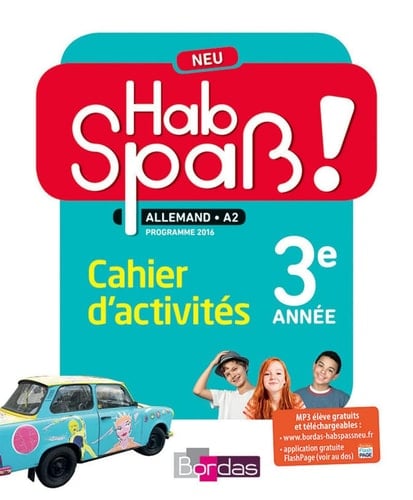 Allemand 3e Cycle 4 LV2 Hab Spass ! Neu Cahier activités élève