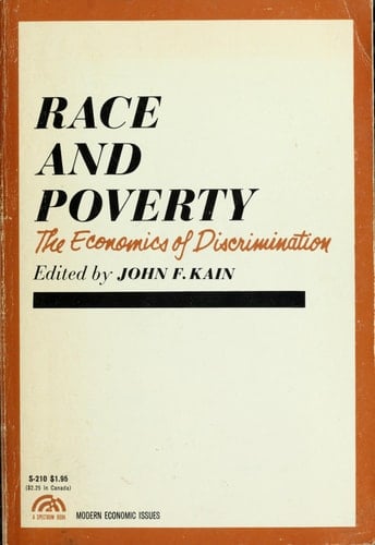 Race and Poverty The Economics of Discrimination