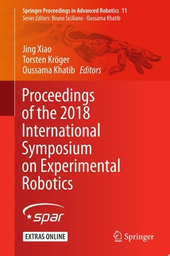 Proceedings of the 2018 International Symposium on Experimental Robotics