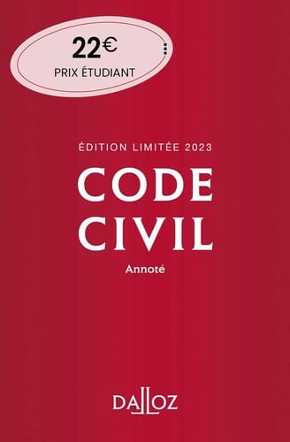 Code civil 2023 annoté