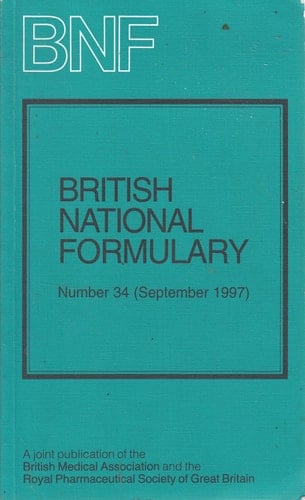 British National Formulary (BNF) 34