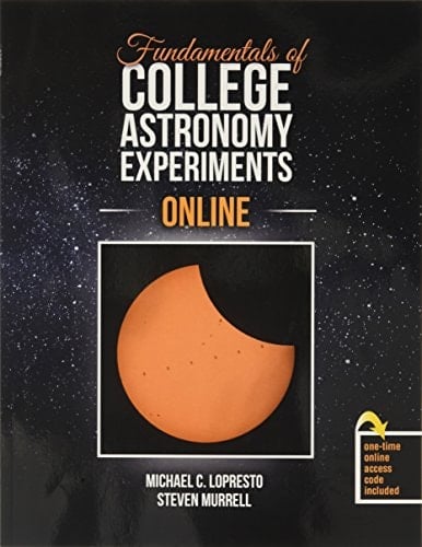Fundamentals of College Astronomy Experiments Online