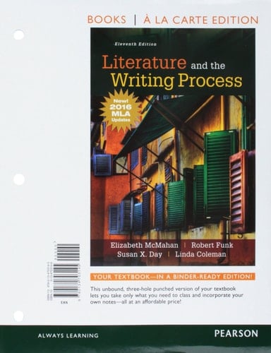 Literature and the Writing Process, MLA Update, Books a la Carte Edition