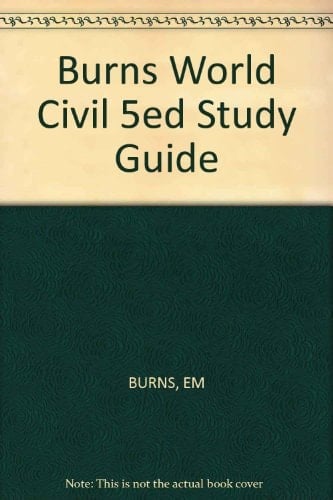 Burns World Civil 5ed Study Guide