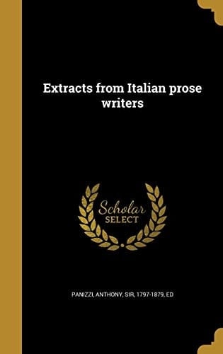 Extracts from Italian prose writers